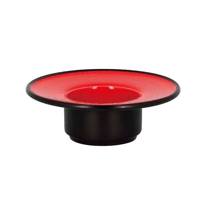 ミヤザキ食器 ラック ポーセレン ファイヤー スタッカブルアミューズボール 兼ソーサー レッド RA01705FIRD 1個(ご注文単位6個)【直送品】