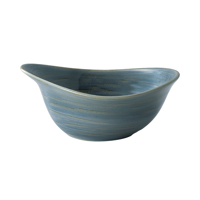 ミヤザキ食器 ラック ポーセレン スポット オーガニックボール 18.5cm ブルー RA18023SPBL 1個（ご注文単位12個）【直送品】