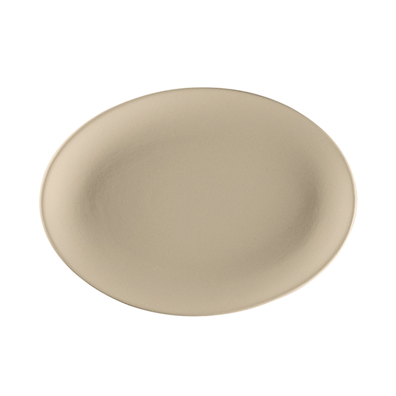 ミヤザキ食器 ラック ポーセレン ラックアース アルジーラ オーバルプレート 21cm RA21011EACR 1個（ご注文単位12個）【直送品】