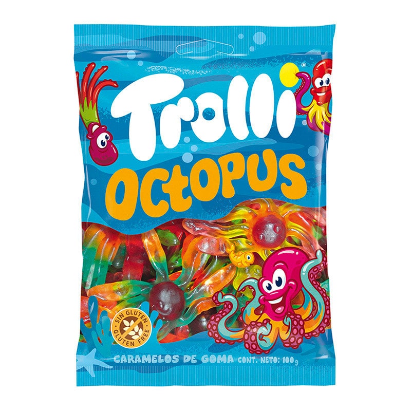 グミ　トローリ 100g オクトパス 1個※軽（ご注文単位120個）【直送品】